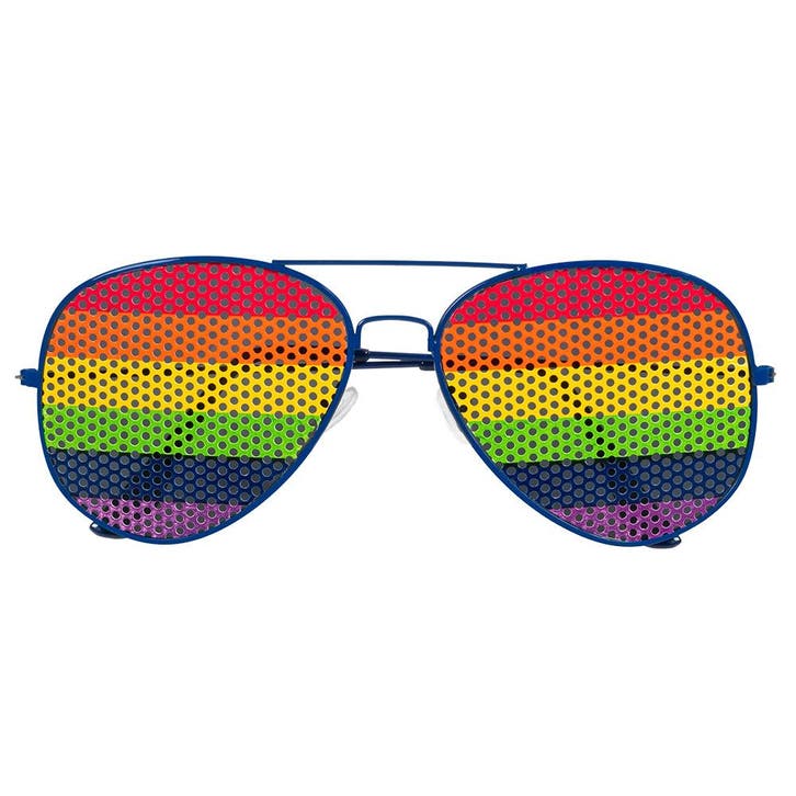 Partybril Rainbow Rock, Kleding | Dames, Carnavalskleding en Feestkleding, Nieuw, Ophalen of Verzenden