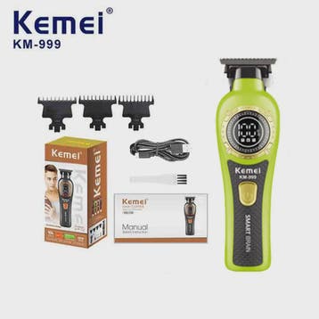 Kemei KM-999 Professionele Draadloze Trimmer met Digitaal Di, Verzenden, Nieuw