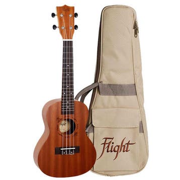 Flight NUC310 PACK Concert Ukulele met African Sapele Body,, Ophalen of Verzenden, Nieuw