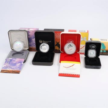Australië. 2002/2011 - Australian Proof Coins (4 stuks)