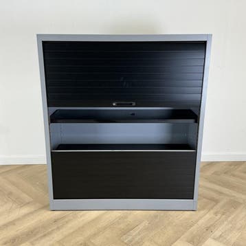 JEC roldeurkast vv 2 legborden + sleutel (hxbxd) 138x120x45, Ophalen of Verzenden, Gebruikt