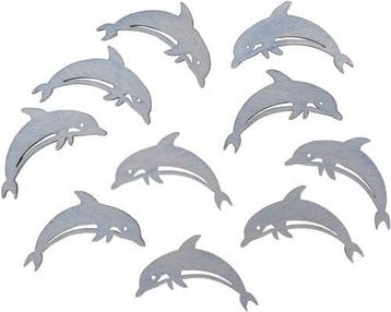 Strooihoutjes Dolfijn Zakje 10 stuks Maritiem 4,5x2,5 cm, Hobby en Vrije tijd, Knutselen, Ophalen of Verzenden, Nieuw