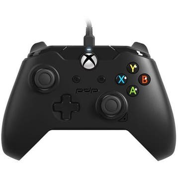Xbox One Controller Wired - Zwart - PDP Xbox One, Ophalen of Verzenden, Zo goed als nieuw