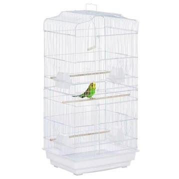 Vogelkooi met Zitstokken Schommel en Voerbakken 47,5 cm, Verzenden, Nieuw
