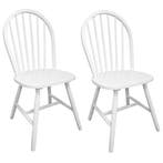 Keukenstoelen 2 stuks | 73% Korting | OP=OP, Huis en Inrichting, Stoelen, Gebruikt, Wit, Rustiek, Ophalen of Verzenden