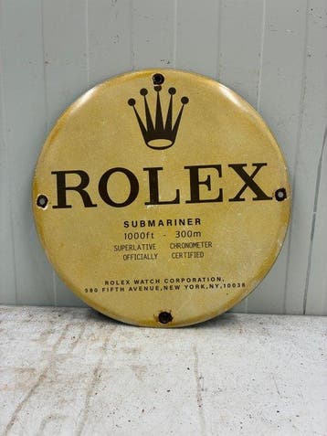 Rolex - Emaille bord - Emaille