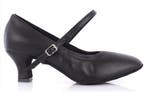 Dames dansschoenen 5 cm stabiele hak met elastiek en bandje, Sport en Fitness, Dansen, Ophalen of Verzenden, Nieuw, Schoenen