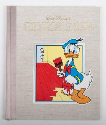 Donald Duck, Linnen hc met fluwelen rug + 3 facsimile, Nieuw