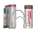 QUOOKER PRO3 NORDIC ROUND TWINTAPS RVS + CUBE - 3NRRVSTT2299, Ophalen of Verzenden, Nieuw