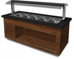 Buffetbar  | 230 V | Bruin Zwart | Warmhouden HorecaTraders, Verzenden, Nieuw in verpakking