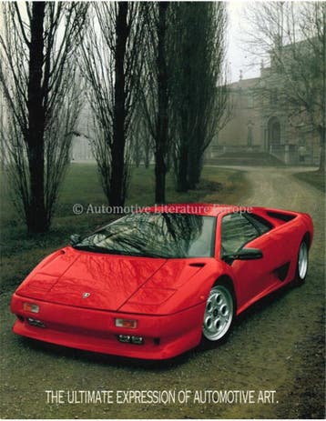1992 LAMBORGHINI DIABLO BROCHURE USA, Boeken, Nieuw, Author
