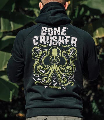 PRiDEorDiE BONE CRUSHER Hoody Sweater Zwart, Ophalen of Verzenden, Nieuw