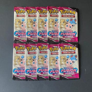 Pokémon - 10 Booster pack - 10x Fusion Strike fun pack, Nieuw