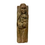sculptuur, Virgen con el niño - 40 cm - Gips