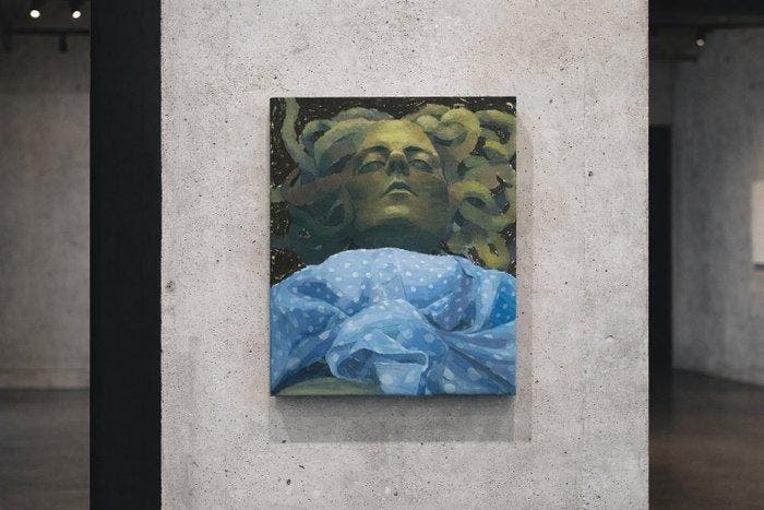Della Goinne - Medusa, Antiek en Kunst, Kunst | Schilderijen | Modern
