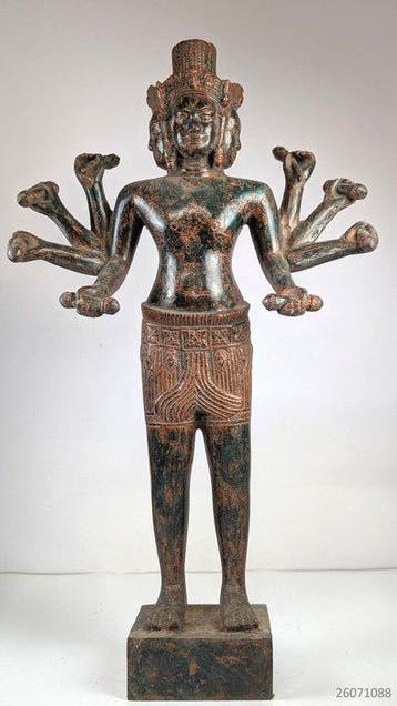 antieke Khmer-stijl Brahma - Beeld - Cambodja, Antiek en Kunst