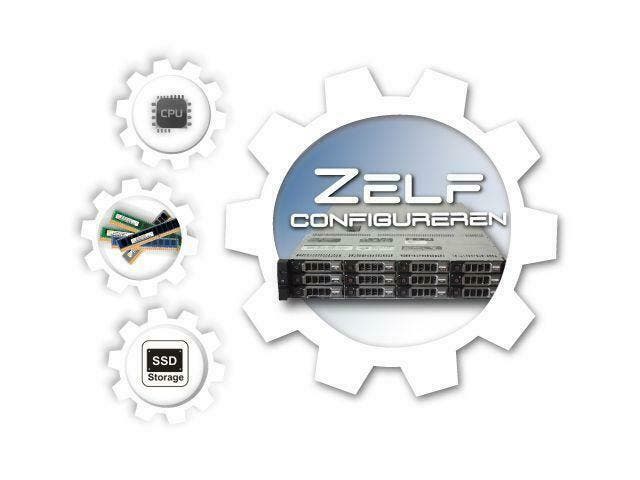 Zelf samenstellen Dell Poweredge R510 server, Computers en Software, Servers, Refurbished, 2 tot 3 Ghz, Hot swappable onderdelen
