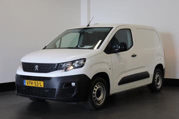 Peugeot Partner 1.5 BlueHDI 130PK EURO 6, Stof, Gebruikt, Wit, Onderhoudsboekje