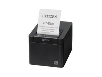 CT-E301, USB, 8 dots/mm (203 dpi), cutter, zwart, Verzenden