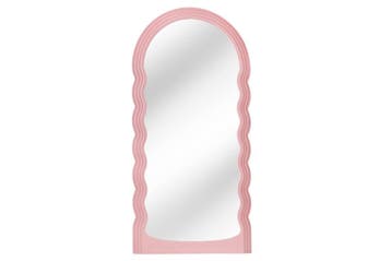 Design wandspiegel WAVE 160cm roze - 43159, Ophalen of Verzenden, Nieuw