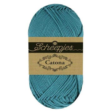 Scheepjes Catona 50 gram - 89 lagoon - Katoen Garen, Ophalen of Verzenden, Nieuw