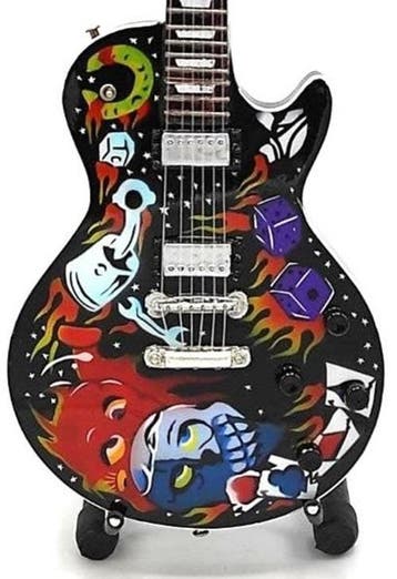 Miniatuur replica Gibson gitaar - James Hetfeld - Metallica, Ophalen of Verzenden, Nieuw, Pop, Beeldje of Miniatuur