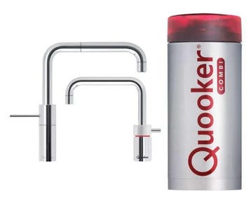 €1375 QUOOKER COMBI NORDIC SQUARE TWINTAP CHROOM - 22NSCH, Ophalen of Verzenden, Nieuw