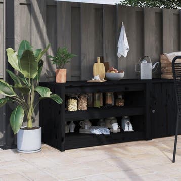 Keukenkast buiten grenenhout | Tweedekansje | OP=OP, Tuin en Terras, Nieuw, Ophalen of Verzenden, Inbouw, Elektrisch