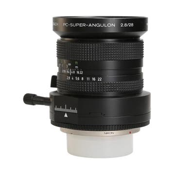 Schneider PC Super Angulon 28mm f/2.8 - Nikon F, Ophalen of Verzenden, Zo goed als nieuw