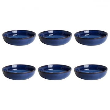 2dekans | Ardtime 18-piece flat and soup plate service BLUE, Ophalen of Verzenden, Zo goed als nieuw