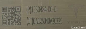 Tesla Model 3 achter bumperbalk 1530484-00-D, Ophalen, Gebruikt, Achter