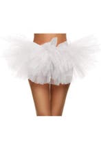 Korte Tutu Wit Tule Rokje L XL XXL Witte Petticoat Rok Dames, Ophalen of Verzenden, Nieuw, Carnaval