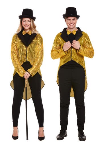 Circus slipjas goud, Verzenden, Nieuw, Feestartikel