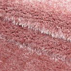 Rond Shaggy Vloerkleed | Brilliant | Rosé | 200x200 cm, Huis en Inrichting, Stoffering | Tapijten en Kleden, Verzenden, Nieuw