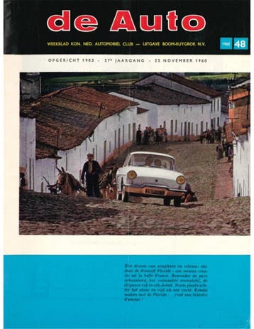 1960 DE AUTO MAGAZINE 48 NEDERLANDS, Nieuw, Author