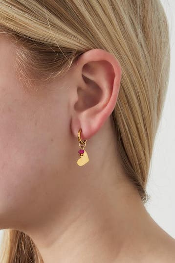 Mini Hartjes Oorbellen – 14K Verguld | Hypoallergeen - Diep, Verzenden, Nieuw
