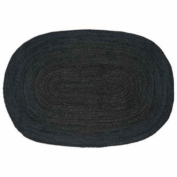 vidaXL Vloerkleden Donkergrijs 122 x 183 cm Jute, Verzenden, Nieuw