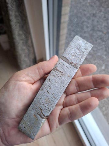 Aletai meteoriet Plak - Hoogte: 14.7 cm - 555 g - (1)