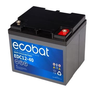 Ecobat AGM Deep Cycle accu | EDC12-40 | 12V 45Ah, Ophalen of Verzenden, Nieuw