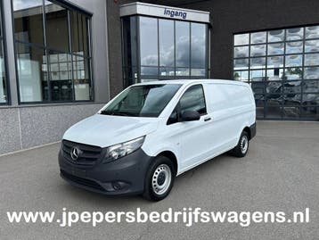 Zakelijke Lease |  Mercedes-Benz Vito 116 CDI Lang / Trekhaa, Stof, Gebruikt, Wit, Mercedes-Benz