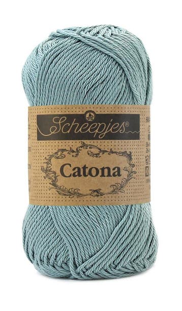 Scheepjes Catona 50 gram - 528 silver blue - Katoen Garen, Ophalen of Verzenden, Nieuw