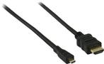Micro HDMI naar HDMI Kabel voor Handycam Camcorders, Verzenden, Zo goed als nieuw