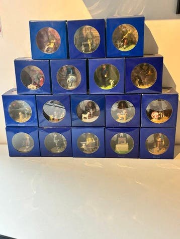 Moulinsart - Tintin - Ensemble de 17 dioramas Moulinsart -, Nieuw