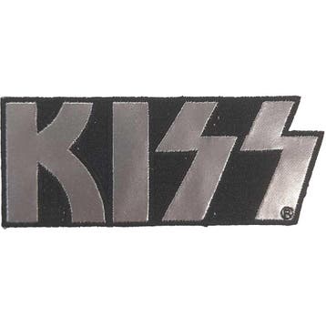 KISS - Chrome Logo - patch officiële merchandise, Ophalen of Verzenden, Nieuw, Kleding