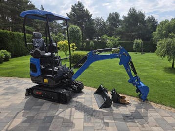 Kingway minigraafmachine minigraver wiellader shovel NIEUW, Verzenden, Graafmachine