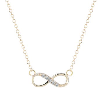 Fako Bijoux - Ketting - Infinity - Mini - Goudkleurig, Sieraden, Tassen en Uiterlijk, Verzenden, Nieuw
