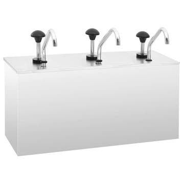 vidaXL Sausdispenser 3x3,5 L roestvrij staal, Huis en Inrichting, Keuken | Keukenbenodigdheden, Verzenden, Nieuw