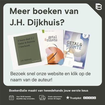havo deel 3 wiskunde / Getal & Ruimte / leerboek A, Boeken, Verzenden, Zo goed als nieuw, J.H. Dijkhuis