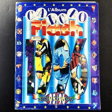 1995/96 Panini Original Complete Sticker Album Calcio Flash, Nieuw