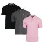 Donnay Donnay Heren - 3-Pack - Polo shirt Noah - Zwart /, Kleding | Heren, Polo's, Verzenden, Nieuw